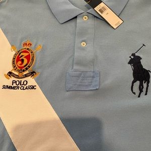 NWT Sky Blue Ralph Lauren Polo Shirt